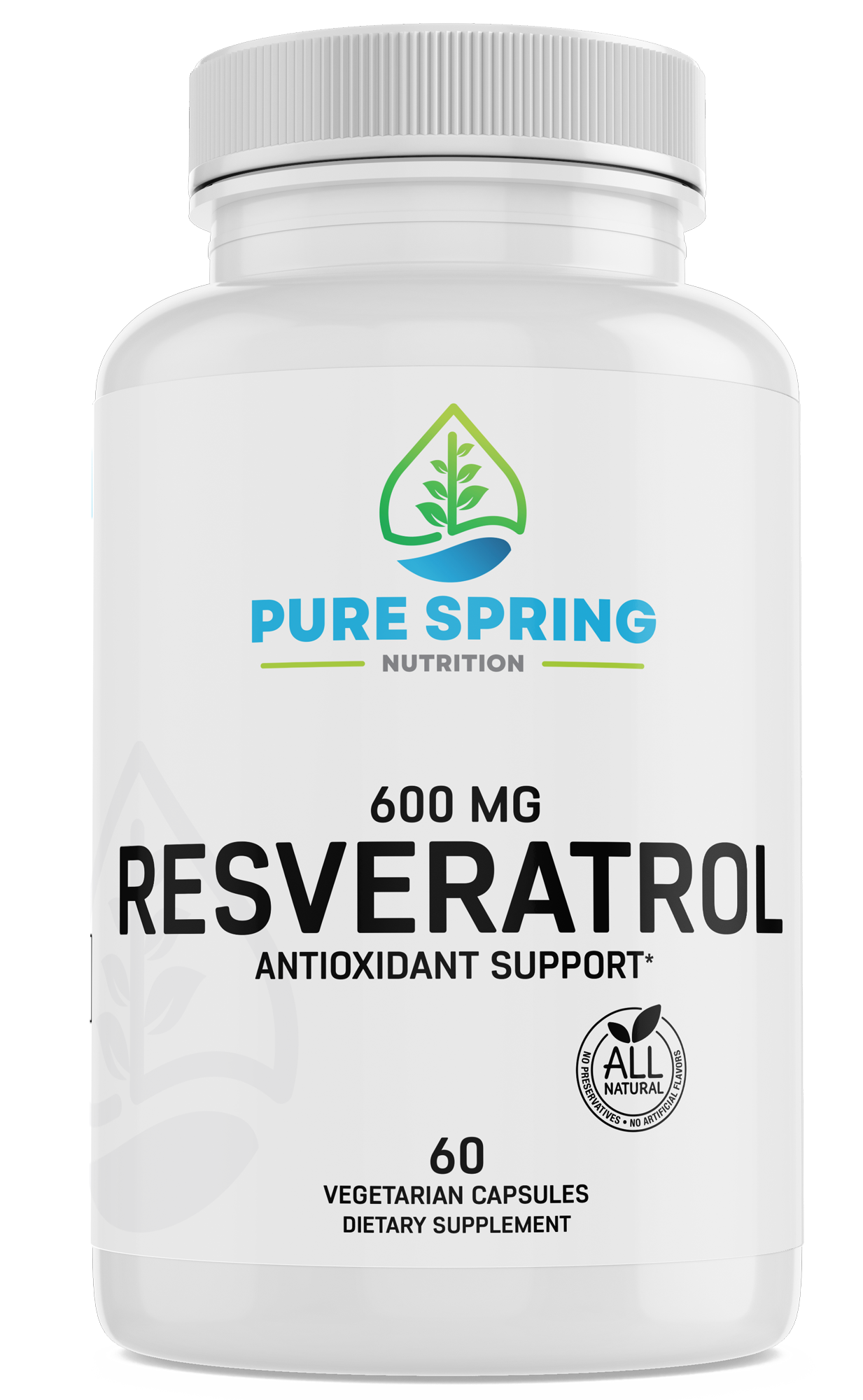 Resveratrol 600mg Pure Spring Nutrition