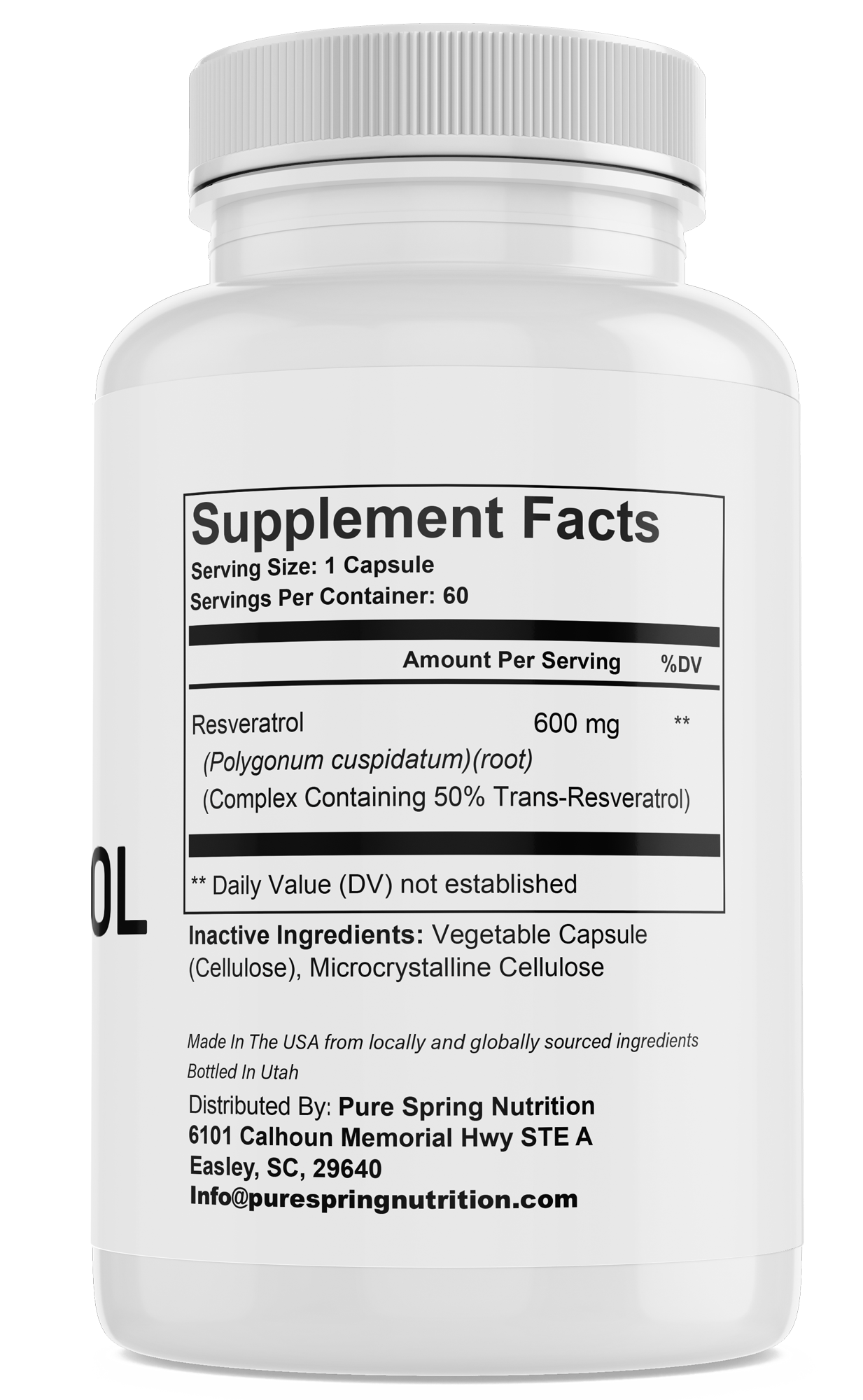 Resveratrol 600mg